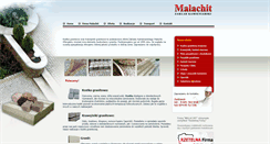 Desktop Screenshot of malachit.com.pl